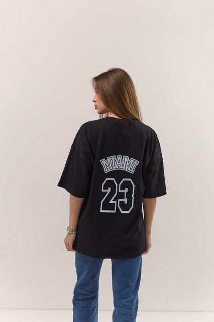 Футболка oversize Miami 6039 фото